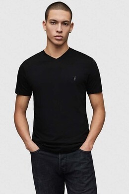 AllSaints: Футболка  Tonic с v-образным вырезом