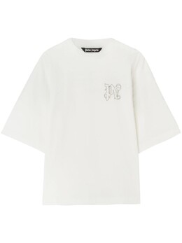 Palm Angels: Белая футболка 