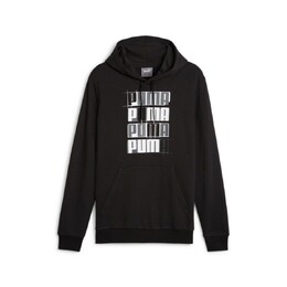 PUMA: Чёрная толстовка 