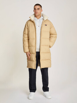 Tommy Jeans: Бежевая куртка 