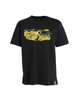 PUMA: Чёрная футболка 