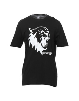PUMA: Чёрная футболка 