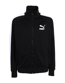 PUMA: Чёрная толстовка 