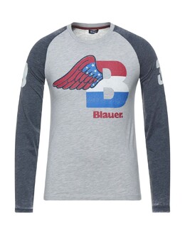 Blauer: Серая футболка 