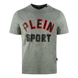 Plein Sport: Серая футболка 