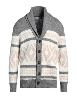 Brunello Cucinelli: Серый кардиган 