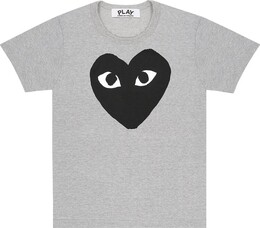 Comme Des Garçons Play: Серая футболка  Heart