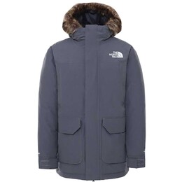 The North Face: Серая куртка 