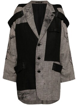 Yohji Yamamoto: Льняные пиджаки 