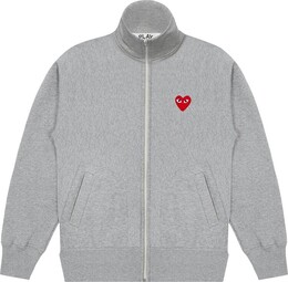 Comme Des Garçons Play: Серая толстовка 