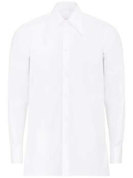 Maison Margiela: Рубашка с воротником 