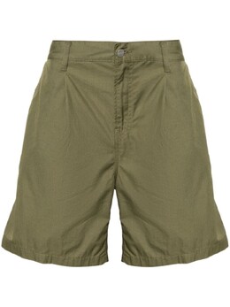 Carhartt WIP: Зелёные шорты 