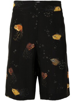 Lanvin: Шорты с принтом 