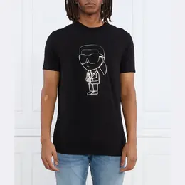 Karl Lagerfeld: Чёрная футболка 