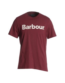 Barbour: Бордовая футболка 