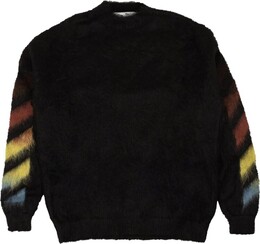 Off-White: Свитер  Rainbow из мохера