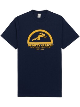 Sporty & Rich: Синяя футболка 