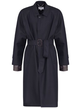 Maison Margiela: Плащ с поясом 