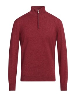 Brunello Cucinelli: Бордовый свитер 