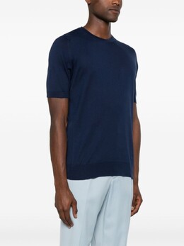 John Smedley: Синяя футболка 