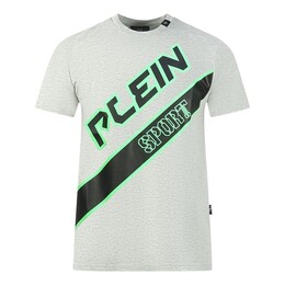 Plein Sport: Серая футболка 