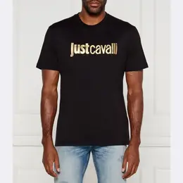 Just Cavalli: Чёрная футболка 