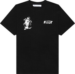 Off-White: Футболка  Kiss 21 с коротким рукавом