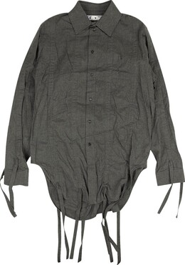 Off-White: Рубашка из фланели 