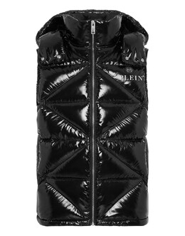 Philipp Plein: Стёганый пуховик  Hexagon
