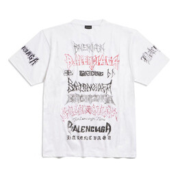 Balenciaga: Белая футболка 