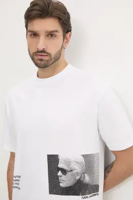 Karl Lagerfeld: Хлопковая футболка 