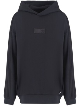 EA7 Emporio Armani: Чёрная толстовка 