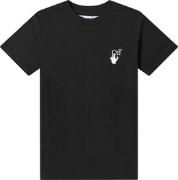 Off-White: Футболка  Cut Here с коротким рукавом