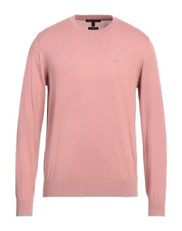 Armani Exchange: Розовый свитер 
