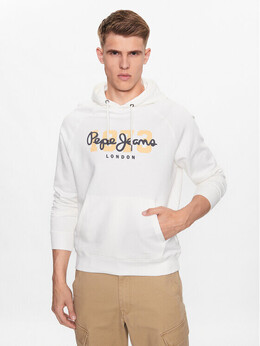 Pepe Jeans: Белая толстовка 