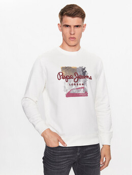 Pepe Jeans: Белая толстовка 