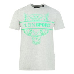 Plein Sport: Серая футболка 