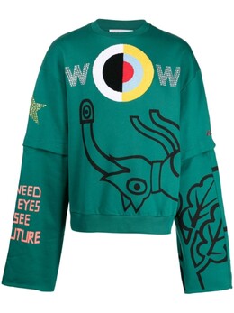 Walter Van Beirendonck: Зелёная толстовка 