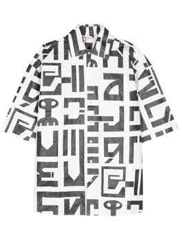 Walter Van Beirendonck: Рубашка с надписями 