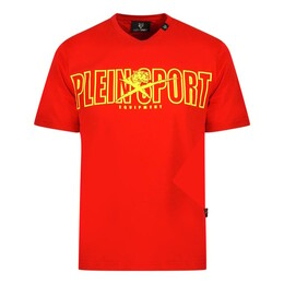 Plein Sport: Красная футболка 