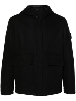 Stone Island: Чёрная куртка  Compass