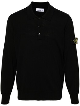 Stone Island: Чёрная рубашка 