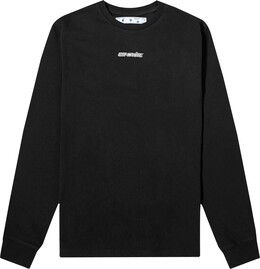 Off-White: Свитшот  Marker с длинным рукавом