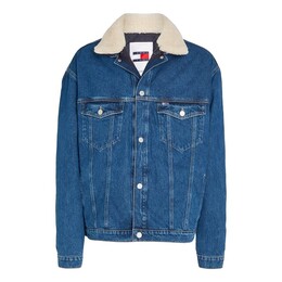 Tommy Jeans: Синяя куртка 