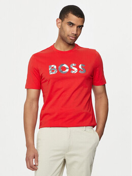 BOSS: Красная футболка 