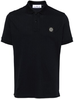 Stone Island: Синяя рубашка 