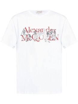 Alexander McQueen: Белая футболка 