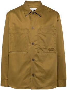 Maison Kitsuné: Зелёная рубашка 