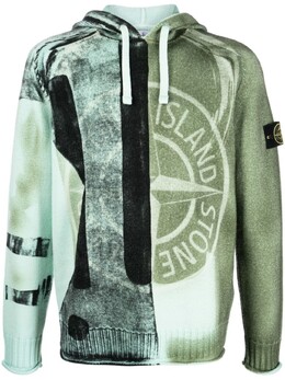 Stone Island: Зелёная толстовка 