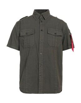 Alpha Industries: Серая рубашка 